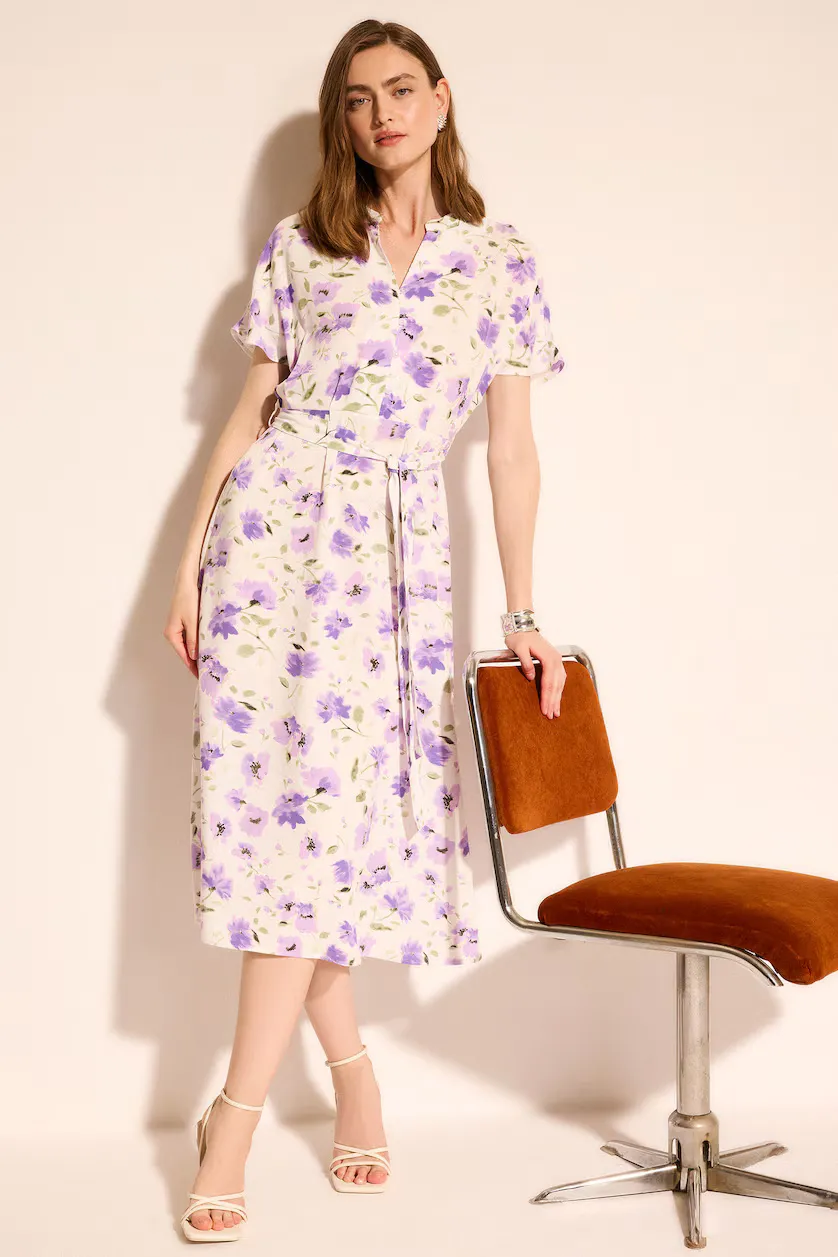 Flower White Dress